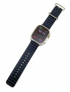 Apple Watch Ultra GPS+Cellularモデル MQFK3J/A ミッドナイトオーシャンバンド 32GB チタニウム 49mm アップルウォッチ スマートウォッチ