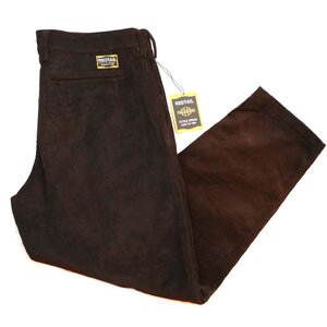 Mサイズ VISE レッドテイル コーデュロイ ワークパンツ ダークブラウン色 Red Tail SPEED-E-Corduroy Work Pant こげ茶色