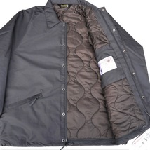 XLサイズ BLUCO 1351 QUILTING COACH JACKET キルティング コーチジャケット チャコールグレー_画像4