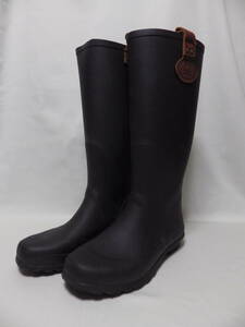  boots rain boots Benetton black L USED postage included!