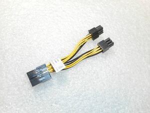 PCI-E変換コネクタPCI 8pinメス X1⇔6pinオス X2 変換ケーブル
