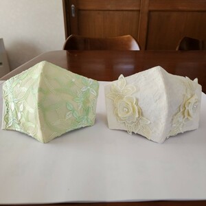 2枚セット①・２way不織布マスクカバー＆ インナーマスク★ハンドメイド