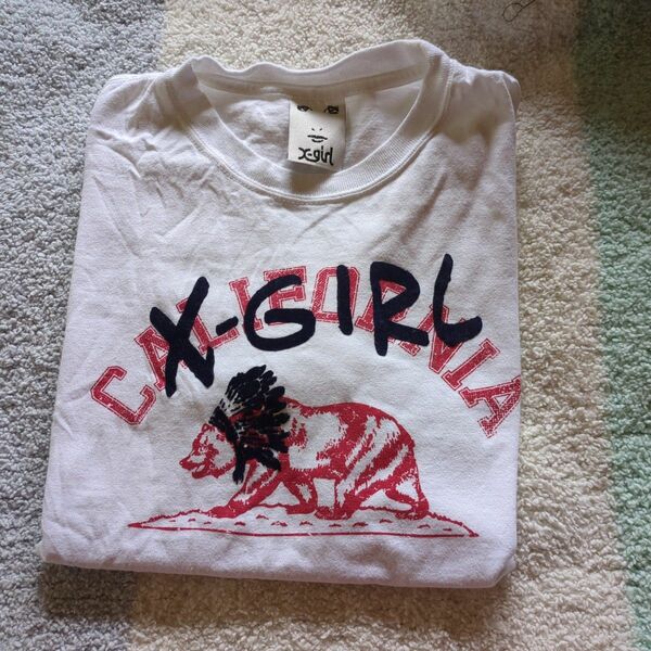 X-GIRL白Tシャツ