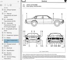 ジャガー X300 XJ XJ6 XJ12 1994-97 ワークショップマニュアル 整備書 パーツマニュアル V12 直6 AJ16 3.2L 4.0L 4.0 supercharged Jaguar_画像4