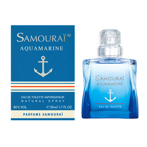  Alain Delon Samurai aquamarine EDT*SP 50ml perfume fragrance SAMOURAI AQUAMARINE ALAIN DELON new goods unused 