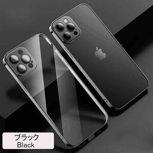 iPhone 14 ケース iPhone 14 スマホケース 強化ガラスフィルム付き ブラック iPhone 14 Case 新品 未使用