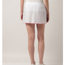 ルコックスポルティフ ネオヘリテージプリーツスコート(レディース) L ホワイト #QTWTJE00-WHT NEO HERITAGE PLEATS GAME SKORT 未使用_画像3