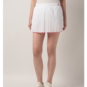 ルコックスポルティフ ネオヘリテージプリーツスコート(レディース) L ホワイト #QTWTJE00-WHT NEO HERITAGE PLEATS GAME SKORT 未使用