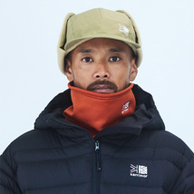 カリマー ウィンターキャップ ベージュ フリー #200102-0500 winter cap KARRIMOR 新品 未使用_画像2