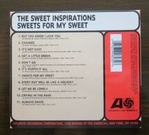 SOUL CD/輸入盤/新品同様/ライナー付き美品/The Sweet Inspirations - Sweets For My Sweet/A-11169_画像2