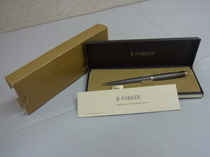 151105K70-1117K-A5■パーカー PARKER■ボールペン STERLING CAP&BARREL 箱付／中古品