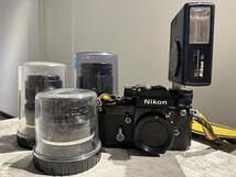 【1円スタート】Nikon F2 フィルム 一眼レフ カメラ ニコン ブラックボディ 付属品 レンズ セット USED品_画像1