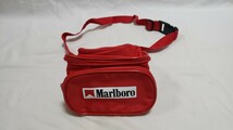 【Marlboro/マールボロ/マルボロ・ウエストポーチ・赤・未使用品】_画像2