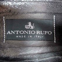 ▽★ANTONIO RUFO (アントニオルフォ) レザーシューズ 本革♪ビジネスシューズ♪イタリア製♪ブラック♪サイズ38♪フォーマル_画像8