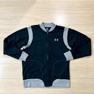 UNDER ARMOUR アンダーアーマー ジップアップトレーナー ジャージ Lサイズ 黒 グレー