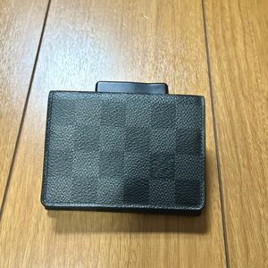 LOUIS VUITTON ダミエ カードケース 名刺入れN63338(検:ルイヴィトン モノグラム 時計 財布 ショルダー バッグ ブレスレット キーホルダー)