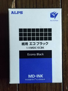 【新品】ALPS製 ALPSプリンター用 エコブラック Eco Black インクリボン カセット 型番 MDC-ECBK 対象モデルMD-5000/5000i/5500