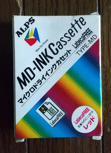 [ new goods ]ALPS made LabecaFree red ink ribbon cassette pattern number MDC-LBFR object model MD-2000/2010/2300/4000/1000/1300/1500/5000/5000i