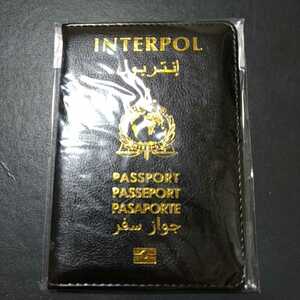 （難あり）ICPO　インターポール　INTERPOL　国際刑事警察機構　パスポートケース