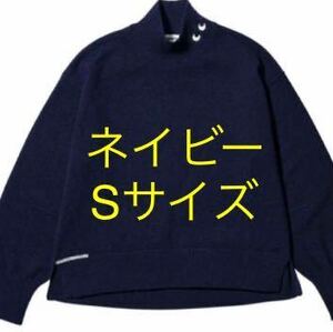 新品 ユニクロ アニヤハインドマーチ コラボ カシミヤハイネックセーター ネイビー Sサイズ