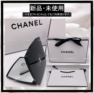 [ CHANEL ] 国内発送☆新品☆ ミロワールコンパクトミラー トゥーフルファセット ブラック ショッパー付 手鏡 正規品 シャネル 直営店