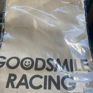 GOODSMILE RACING ファスナー付きトートバッグ　ナチュラル