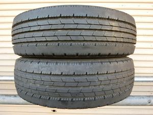 ★ 195/70R16 109/107L ★ 2本セット!! ★ DUNLOP ★ SPLT50　約9.5㎜　2019年製　トラックバン用