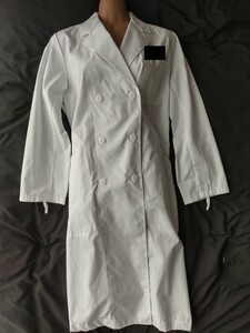 小野学園女子高校白衣M(名字紺糸刺繍、学校用着用後保管のみ、コスプレなどの一般後使用なし)