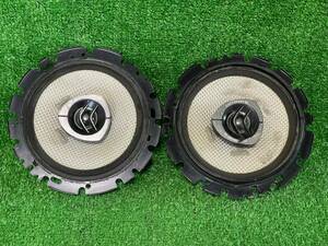 保証付 Carrozzeria カロッツェリア 2WAYスピーカー TS-F16 30W MAX150W 16cmタイプ 2個 音OK オーディオ スピーカー