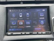 ALPINE BIG-X 8インチ HDDナビ VIE-X088 iPhone 音楽再生 CD録音 DVD AUX LED液晶 プリウス_画像3