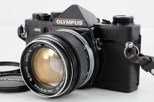 OLYMPUS オリンパス OM-2 OM-SYSTEM G.ZUIKO AUTO-S F1.4 50mm フィルター キャップ付 レンズ フィルムカメラ 一眼レフ NU-150M/701