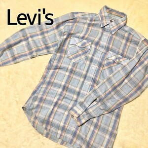 リーバイス Levi's 長袖シャツ チェックシャツ ウエスタンシャツ