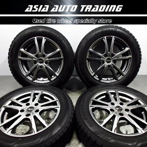 美品 超バリ溝 BAHNS TECH 6.5J+53 PCD114.3-5穴 ヨコハマ IG60 205/60R16 ice GUARD スタッドレス 70 80 ノア ヴォクシー ステップワゴン