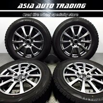 美品 走行極少 MID ES G10 6.5J+48 PCD114.3-5穴 ヨコハマ IG60 215/60R16 2021年後半 スタッドレス CX-3 ヴェゼル オデッセイ マジェスタ_画像1