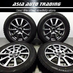 美品 走行極少 MID ES G10 6.5J+48 PCD114.3-5穴 ヨコハマ IG60 215/60R16 2021年後半 スタッドレス CX-3 ヴェゼル オデッセイ マジェスタ