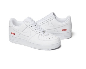 ★送料無料★ステッカー付 23FW US6.5 24.5cm Supreme Nike Air Force 1 Low White ナイキ シュプリーム エアフォース1 白