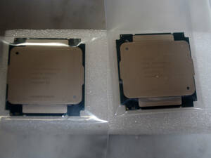 Intel Xeon E5-2699 v3 ES　２個セット　 18C 2.3GHz 45MB 145W LGA2011-3 DDR4-2133