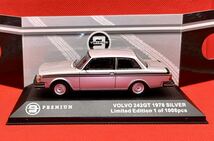 トリプル9プレミアム 1/43 Triple9 VOLVO 242GT 1978 Silver ボルボ 242GT シルバー T9P-10012_画像3