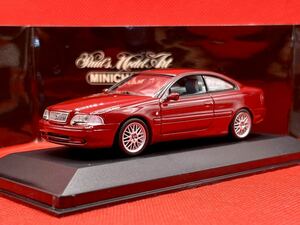 MINICHAMPS 1/43 ミニチャンプス ボルボ Volvo C70 Coupe 1998 red metallic 430171721 ボルボ C70 クーペ レッド メット 外箱あり