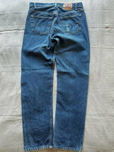 ビンテージ 80's Levi's 501 USA製 W34 / L34 リーバイス ナイロンフット・ボタン刻印515 1988年 Made in USA_画像7