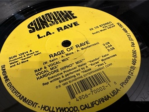 12”★L.A. Rave / Rage Of Rave / ハードコア・テクノ・クラシック！