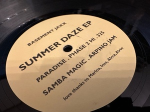 12”★Basement Jaxx / Summer Daze EP / ラテン・ディープ・ハウス！