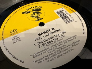 12”★Sandy B / Feel Like Singin' / David Morales / ヴォーカル・ハウス・クラシック！