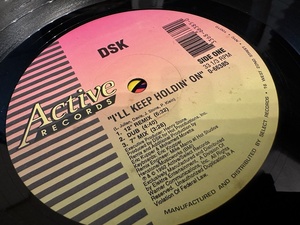 12”★DSK / I’ll Keep Holdin' On (Remixes) / ヴォーカル・ハウス・クラシック！