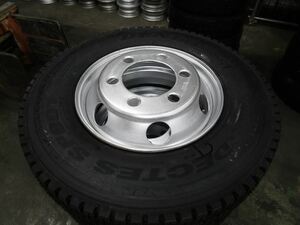 送料無料　新品スタッドレス　225/90R17.5　DUNLOP　SP001　4トン17.5×6.00　135-9　6穴　再塗装　6本セット