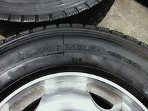 送料無料 225/80R17.5 ヨコハマ 710R ミックス 20年 4トンアルミ 17.5×6.00 6穴 研磨済み 6本セット フォワード レンジャー ファイター等_画像6