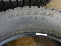 中古 ブリヂストン ブリザック DM-V3 225/60R18 100Q 4本 2019年製 7分山 ハリアー RAV4 NX エクストレイル 等 冬タイヤ スノー_画像3