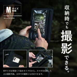 CHONMAGE FISHING 完全防水バッグ IPX7 タープメイト M 防水バッグ ウォータープルーフ 小物入れ キャンプ アウトドア フィッシング 災害の画像5