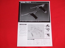 ハドソン 南部14年式拳銃 説明書 パーツリスト 展開図 カタログ_画像3