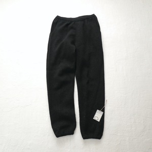 ＜即決＞evam eva エヴァムエヴァ 圧縮ウール ニットパンツ チャコール press wool pants